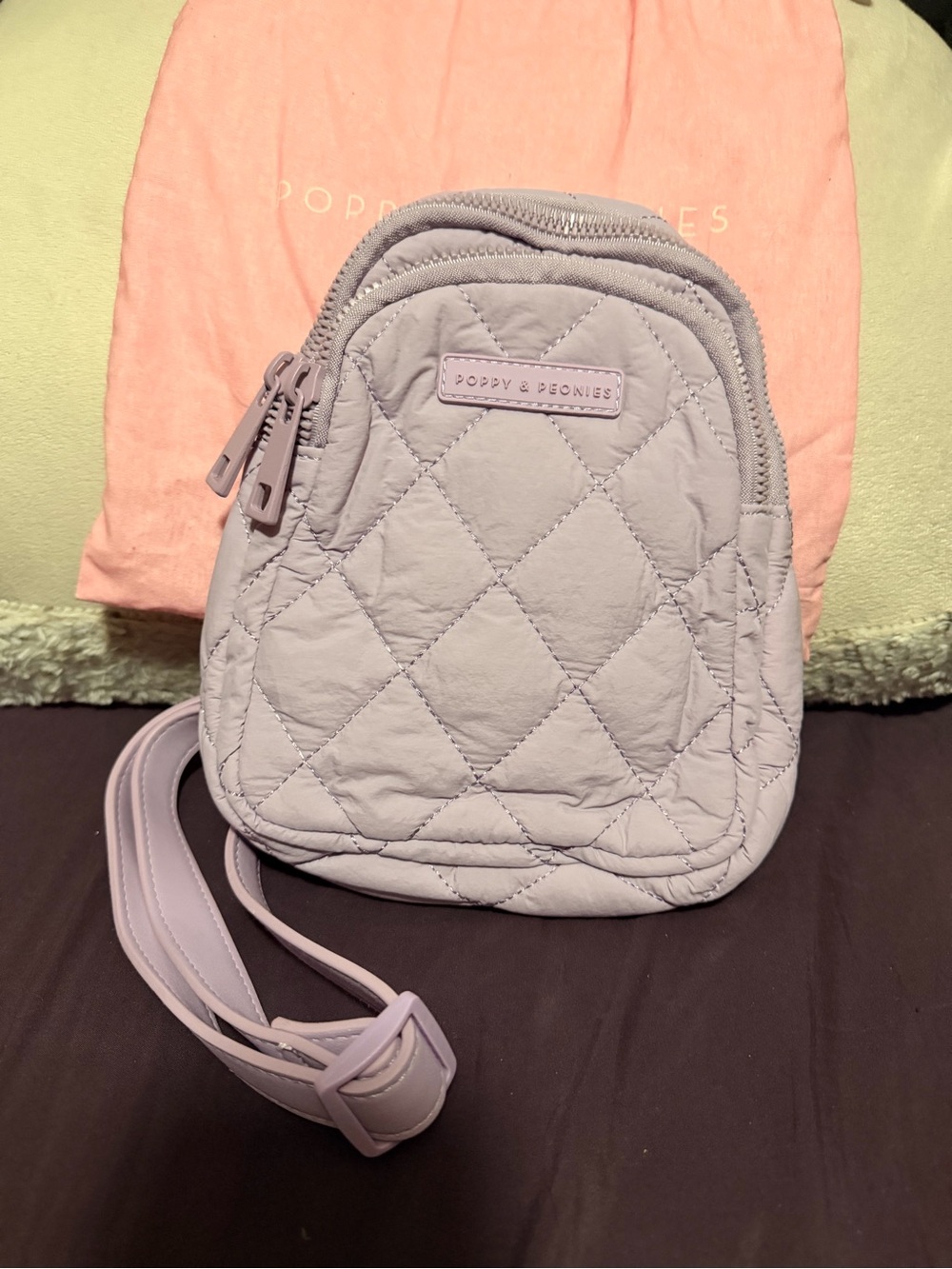Poppy & Peonies Quilted Roamer - Lavender